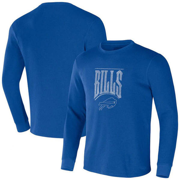 Men's Buffalo Bills X Darius Rucker Collection Royal Long Sleeve Thermal T-Shirt